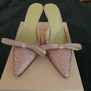 Mach & Mach Marle pointed mule size 39.5